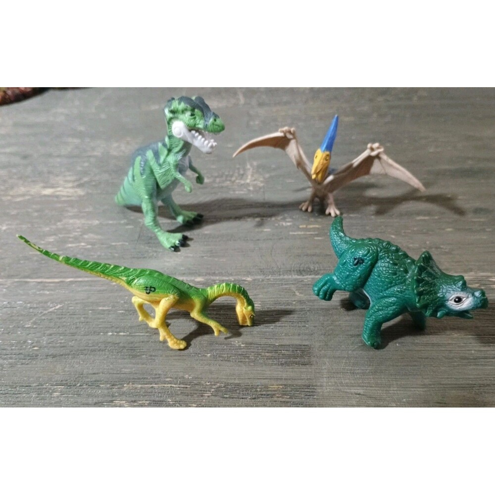 Jurassic Park Lost World Lot Of 4 Dinosaurs Vintage